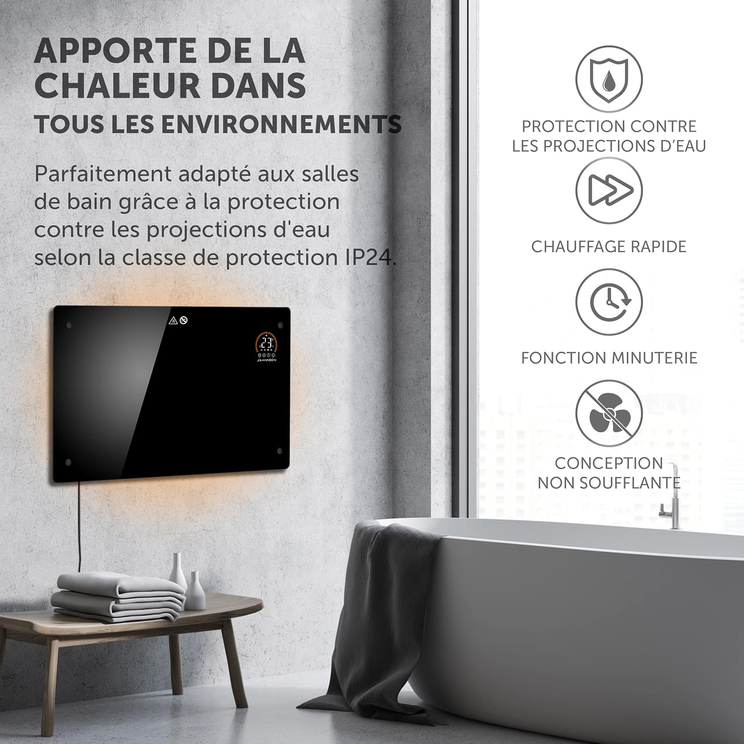 Radiateur thermostatique électrique Aurora radiateur électrique intérieur radiateur électrique mobile