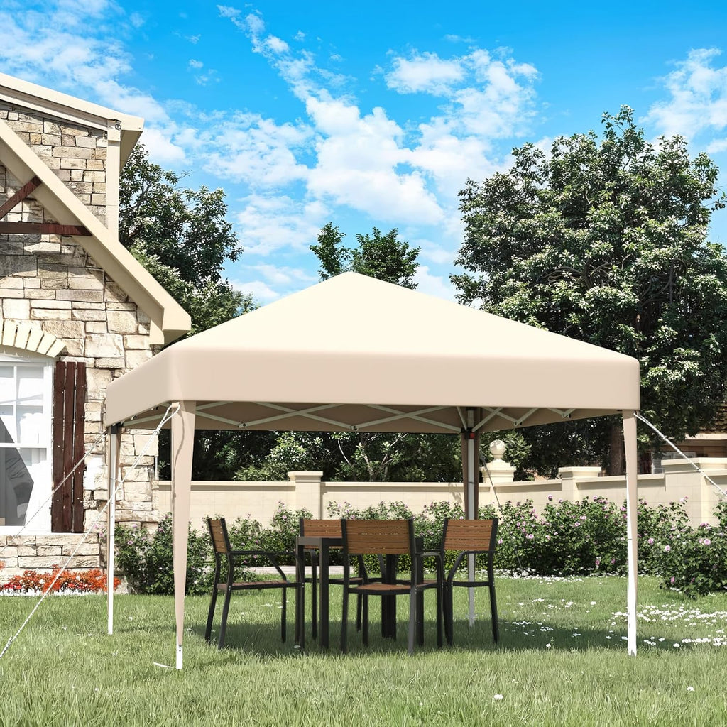 Gazebo pliant étanche JUMMICO, gazebo de jardin extérieur, gazebo pliant à hauteur réglable,