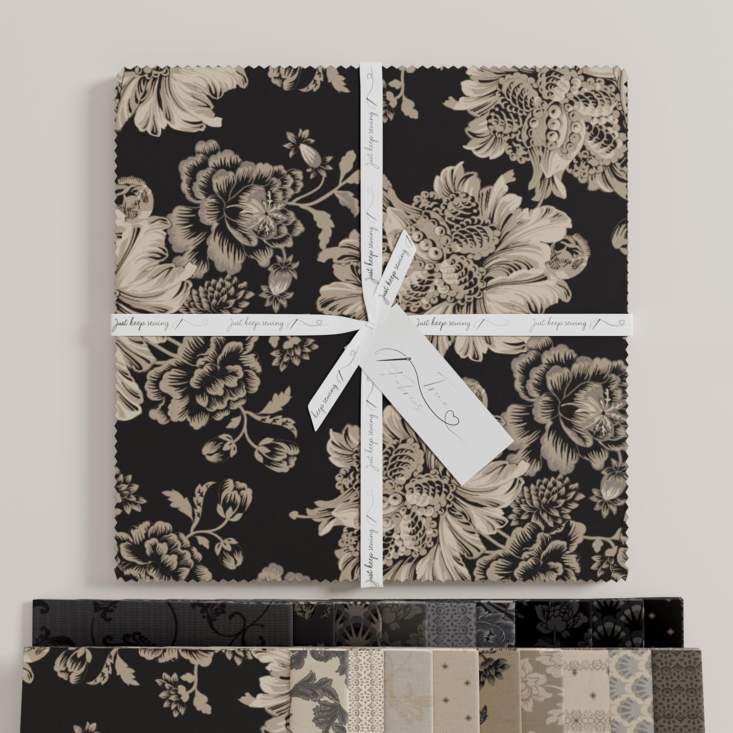 True Fabrics Tissu prédécoupé pour gâteau en couches carrés de 25,4 cm