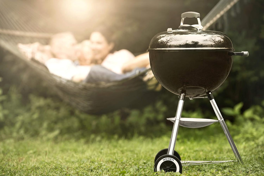 Barbecue au charbon de bois Weber Compact Kettle/avec trépied et roues