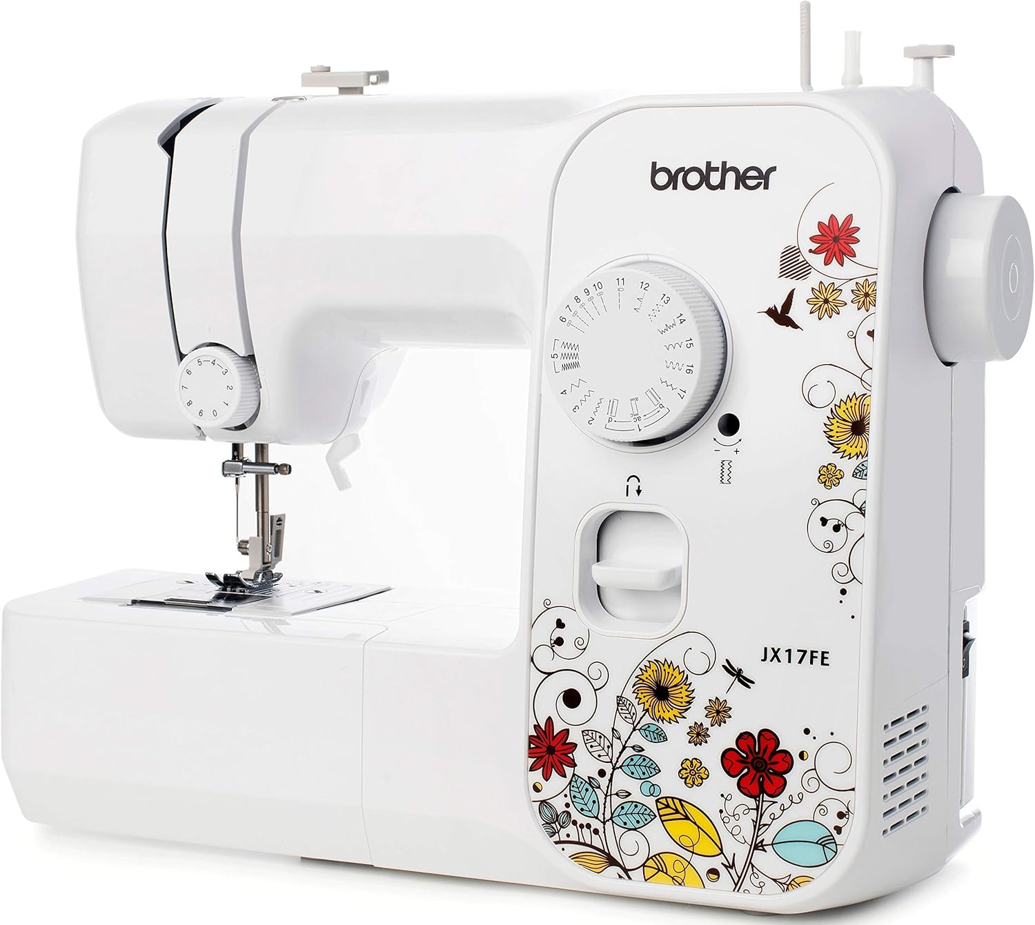 Brother JX17FE Machine à coudre électrique portable pour débutant 17 points