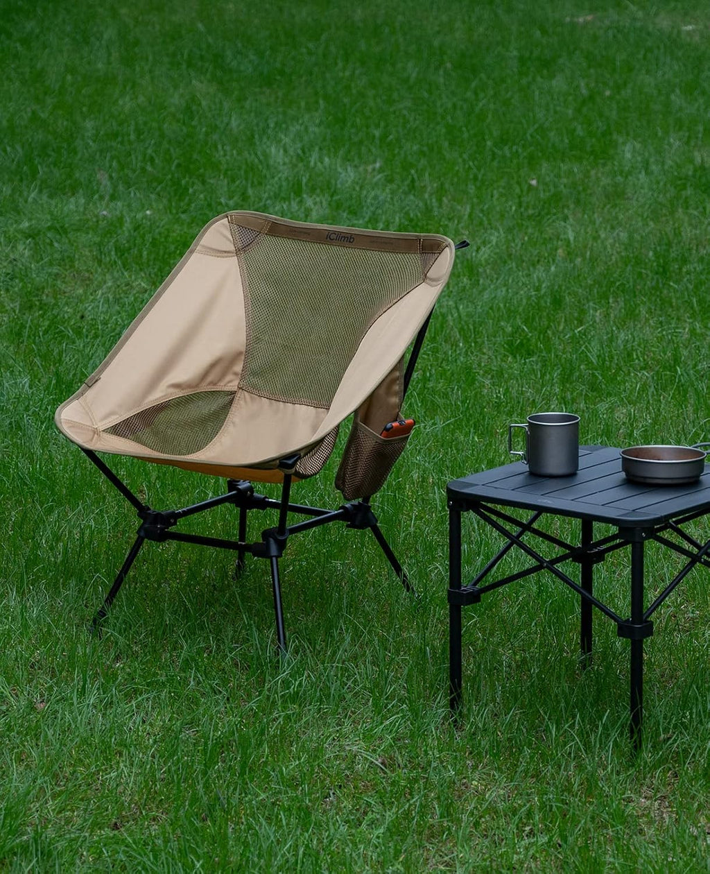 Chaise de plage pliante de camping compacte et ultralégère