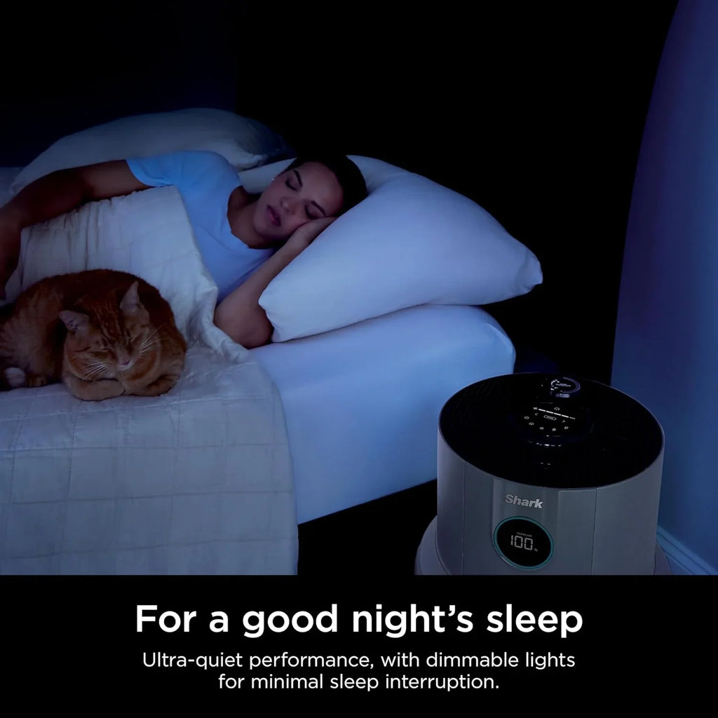 Purificateur d'air Compact Pro avec filtration HEPA longue durée, pour squames d'animaux, poussière, fumée, allergènes, jusqu'à 250 pi².