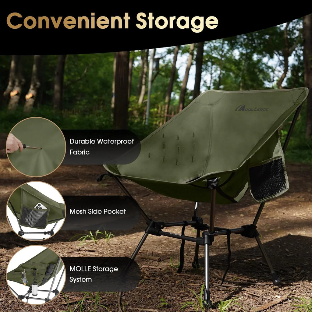 Chaise de camping portable et chaise pliante pour la randonnée et la randonnée