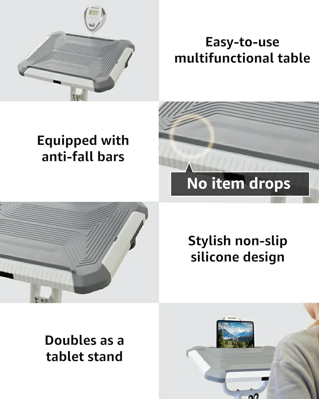 Vélo d'appartement pliable 5 en 1 pour usage domestique, vélo d'appartement d'intérieur