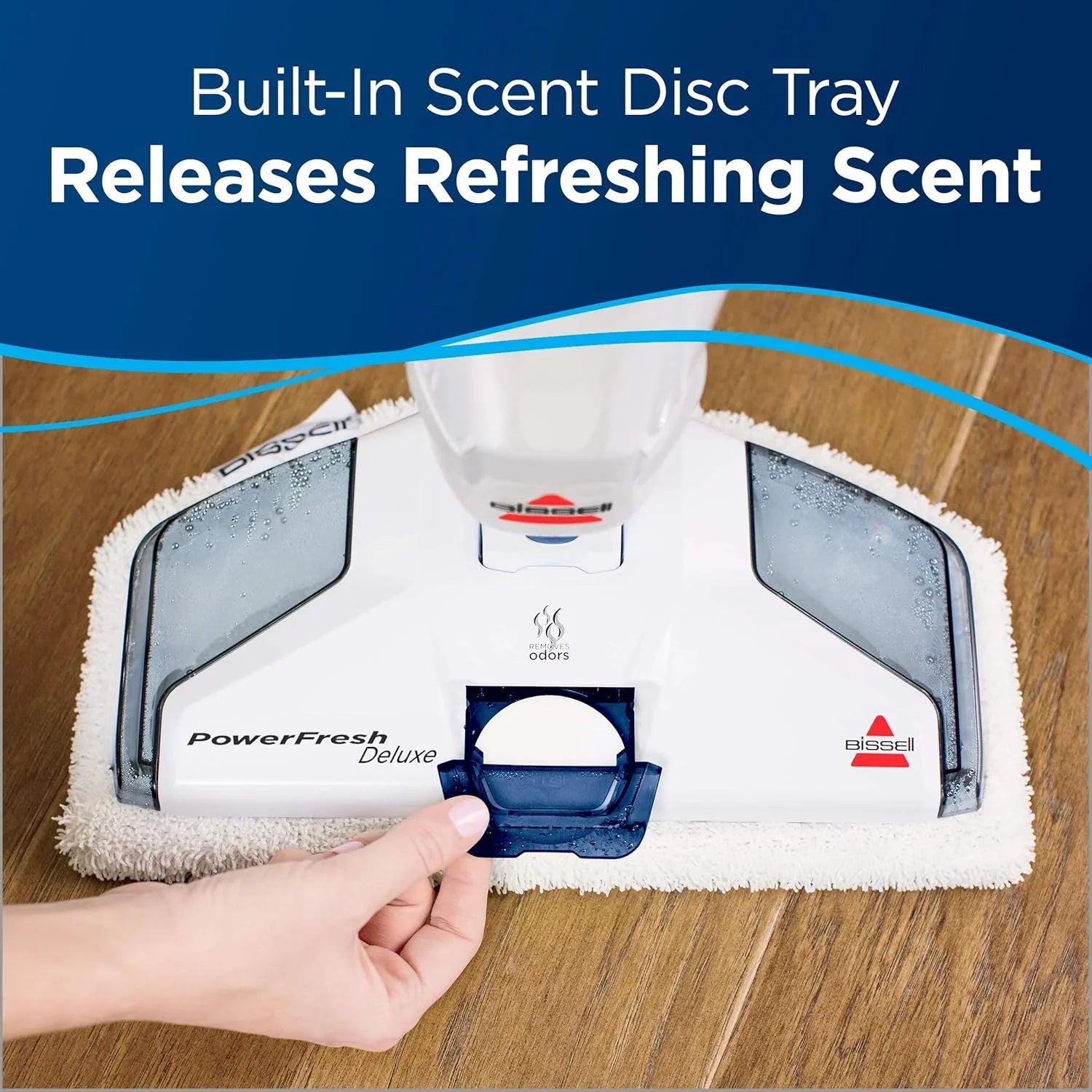 Balai vapeur, nettoyeur vapeur, carrelage, parquet, 1806, Sapphire Powerfresh Deluxe