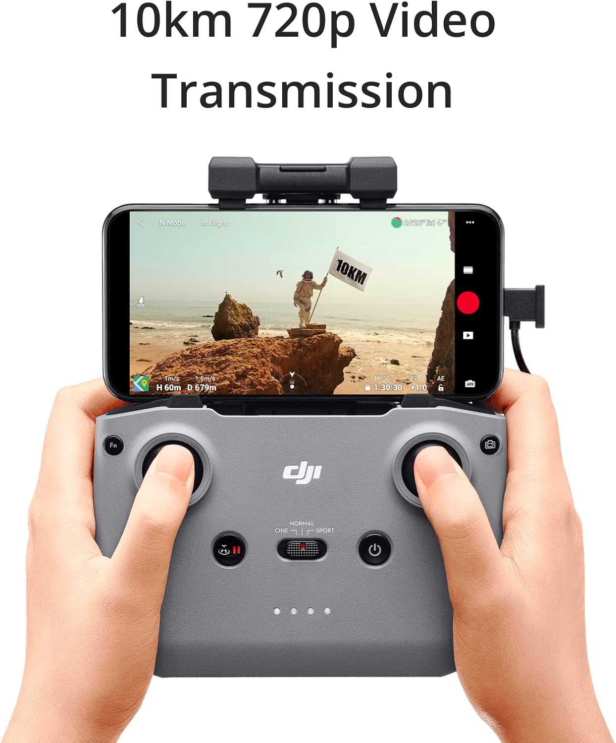 Mini drone avec caméra 4K pour adultes, transmission vidéo 10 km, 4K Ultra HD