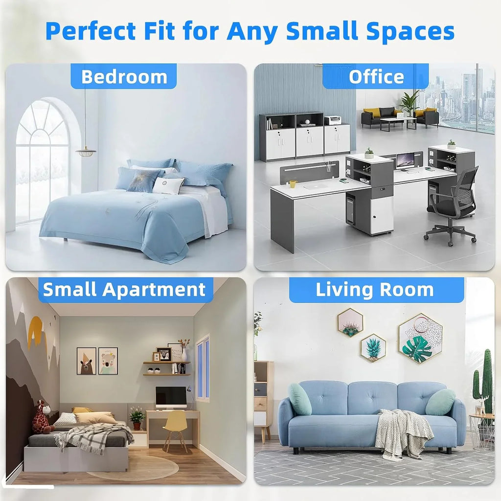 Climatiseur de fenêtre en U Antarctic Star 12 000 BTU, refroidit jusqu'à 550 pi² avec 6 modes, minuterie 24 h, climatiseurs de fenêtre ultra silencieux