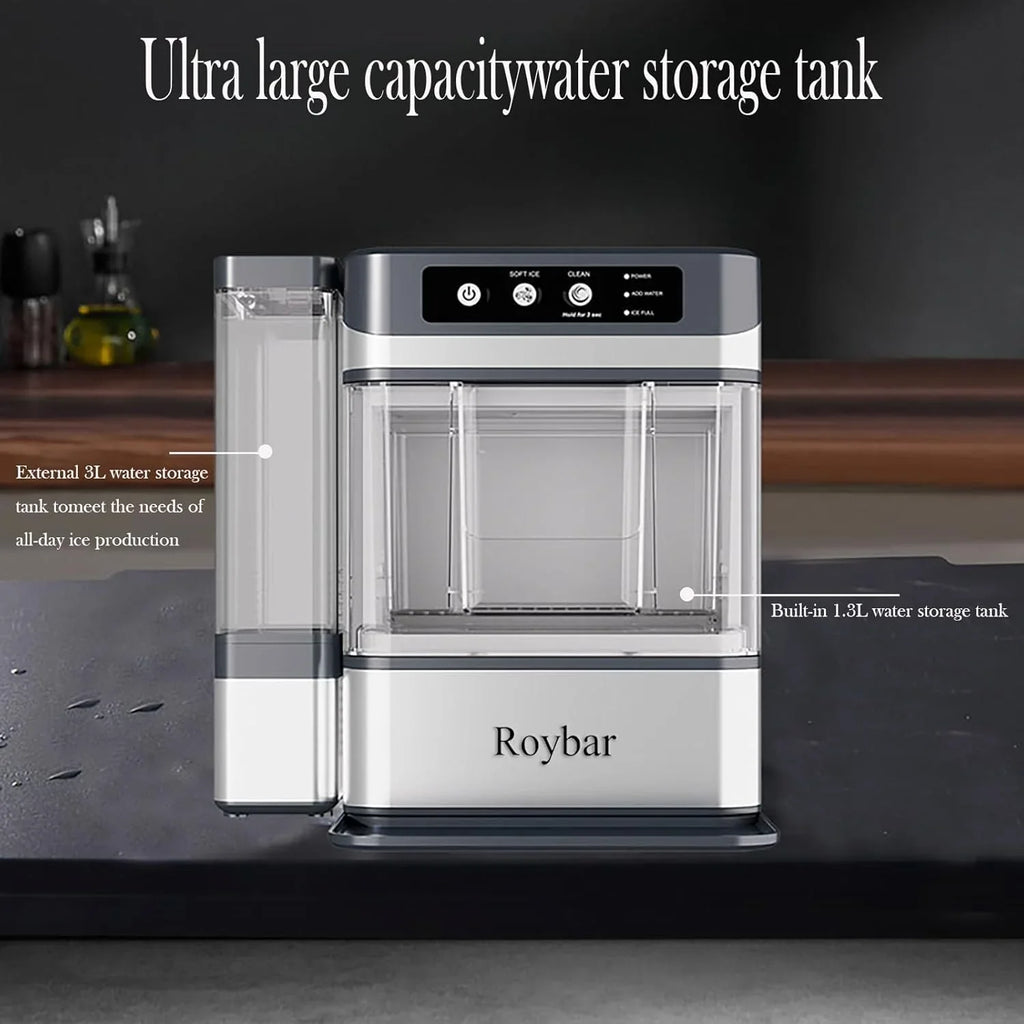 Machine à glaçons portable autonettoyante 41 lb/24 h avec réservoir d'eau amovible de 3 litres