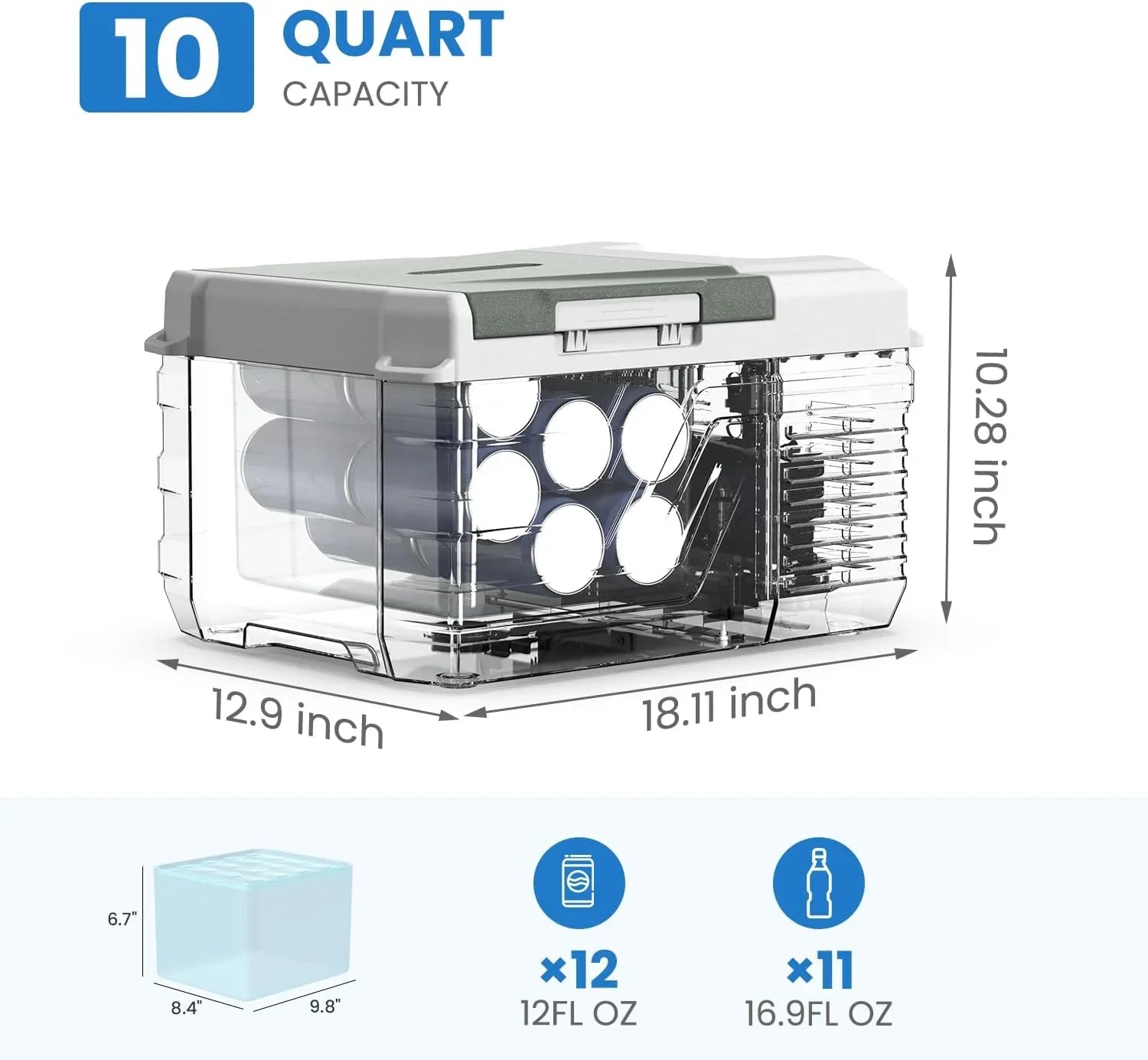 Réfrigérateur Alpicool 12 V Réfrigérateur de voiture 12 V Petit réfrigérateur de voiture