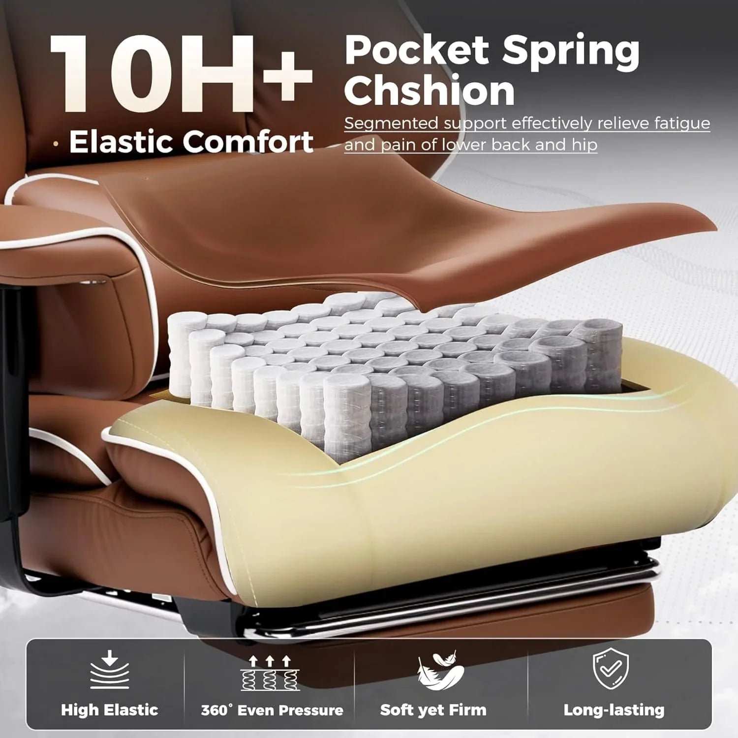 Grande chaise de jeu haute et robuste de 400 lb