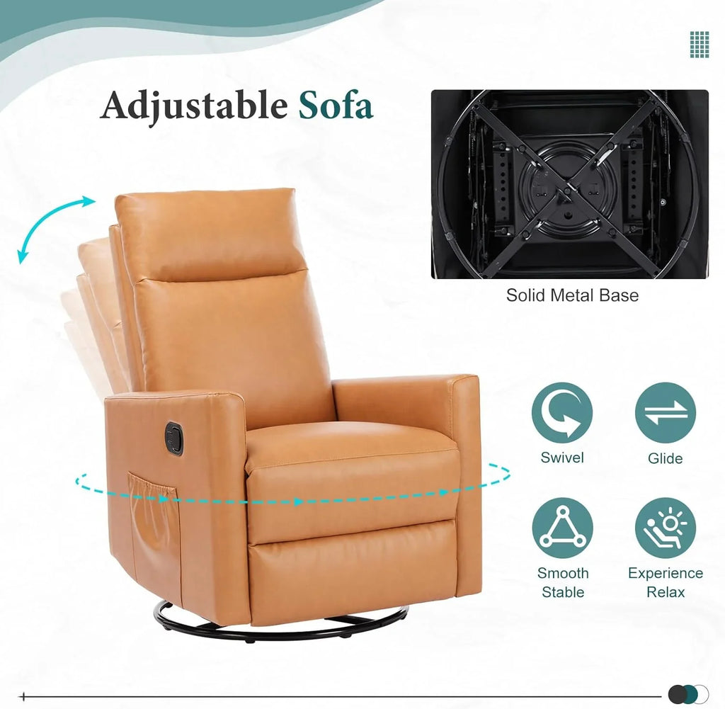 Adult recliner, living room massage recliner, adjustable home theater chair single sofa
