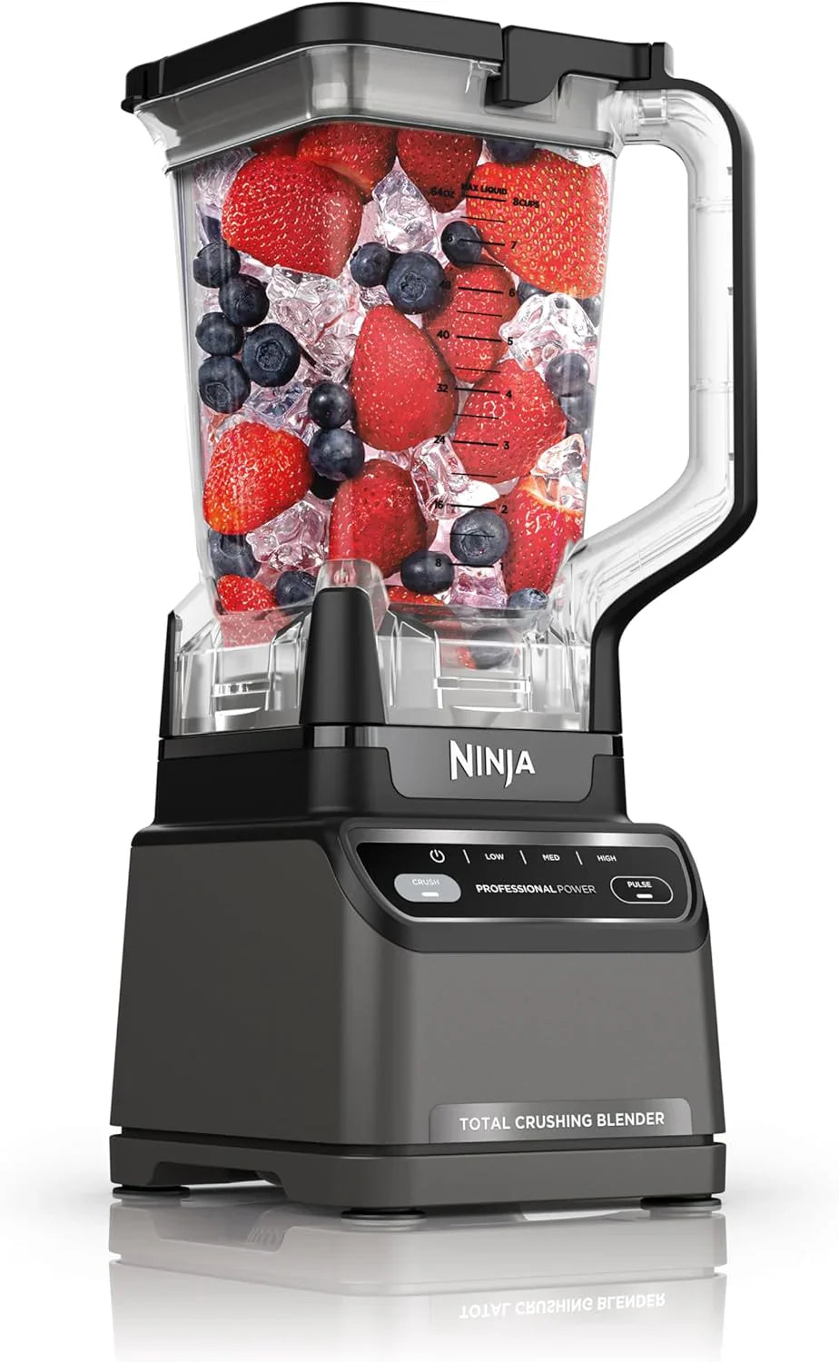 Mixeur compact professionnel Ninja BL660, 1 100 W, 3 fonctions, idéal pour les boissons glacées, les smoothies, les sauces et bien plus encore.