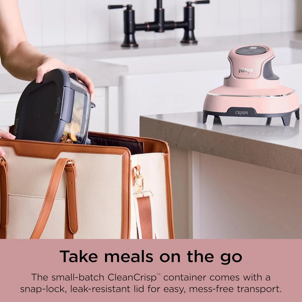 Ninja Crispi Friteuse à air portative en verre 4-en-1