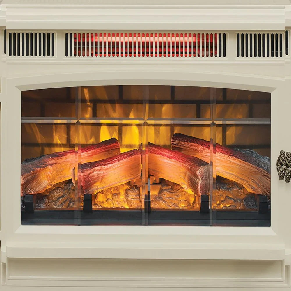Poêle-cheminée électrique autonome avec effet de flamme 3D pour 1 000 pi²