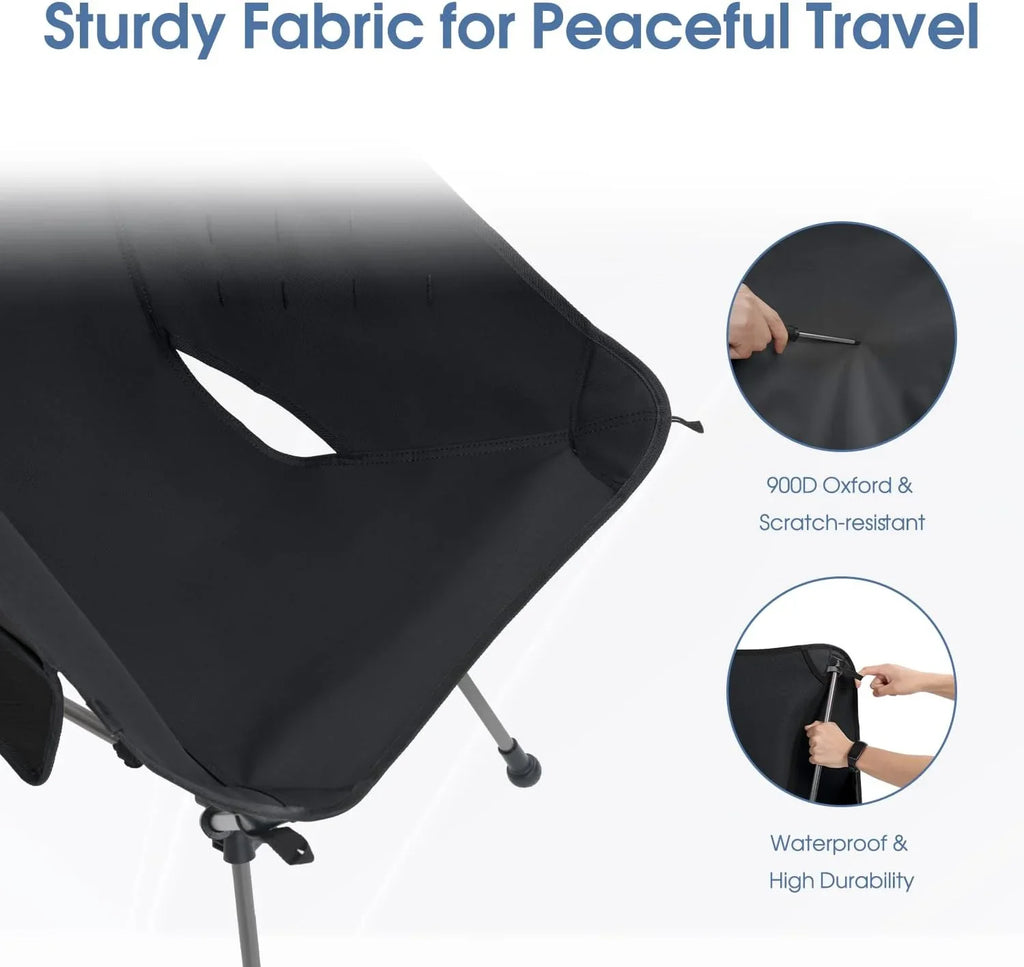 Chaise de camping portable et chaise pliante pour la randonnée et la randonnée