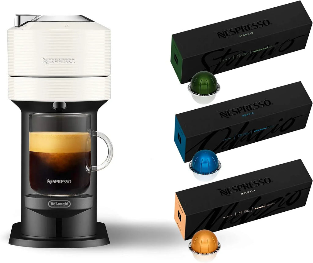 Nespresso Vertuo Next de De’Longhi – Machine à café et expresso blanche