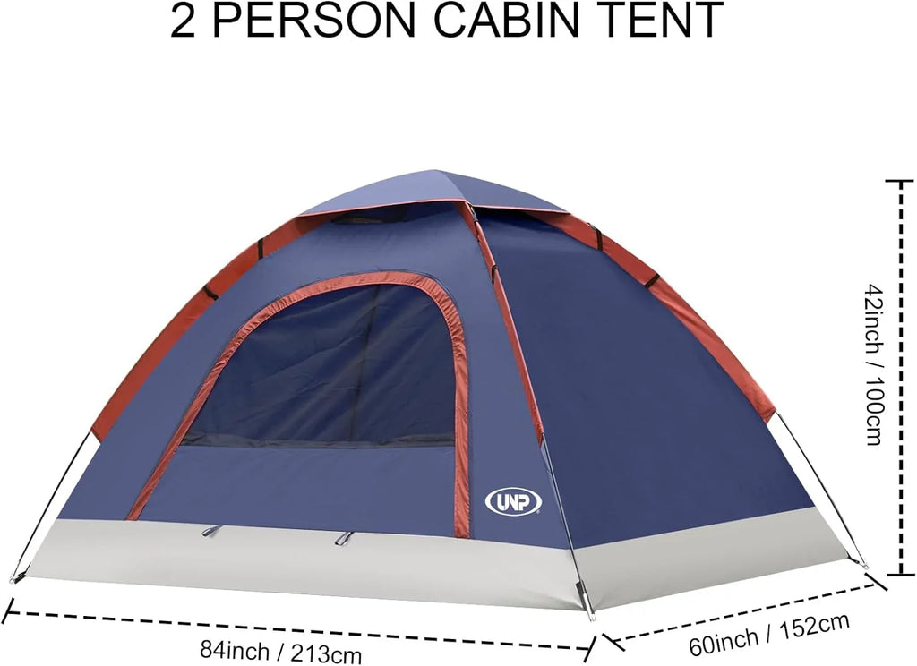 Tente de camping dôme 2/3/4/6 personnes, portable, pour l'extérieur et la randonnée, plage