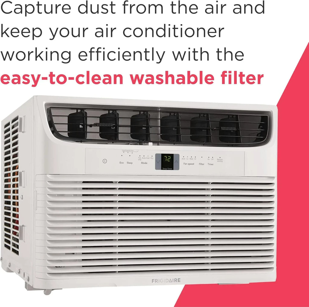 Climatiseur de fenêtre Frigidaire 5 000 BTU avec télécommande, refroidit jusqu'à 150 pi², fonctionnement silencieux