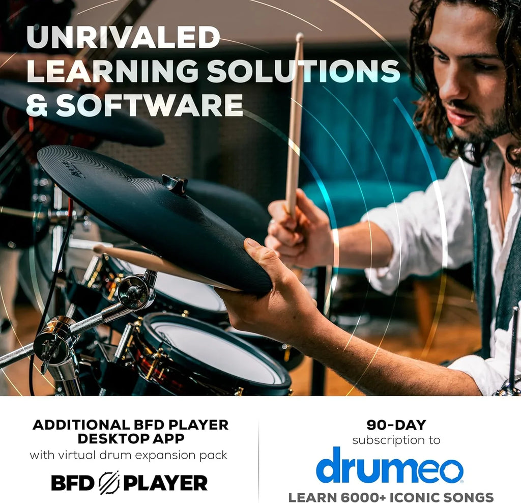 Batterie électronique Alison Strata Prime avec écran tactile et tête à grille double zone