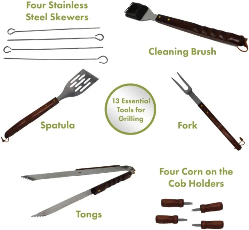 Barbecue au charbon Royal Gourmet CC1830 de 30 pouces avec table d'appoint, barbecue d'extérieur