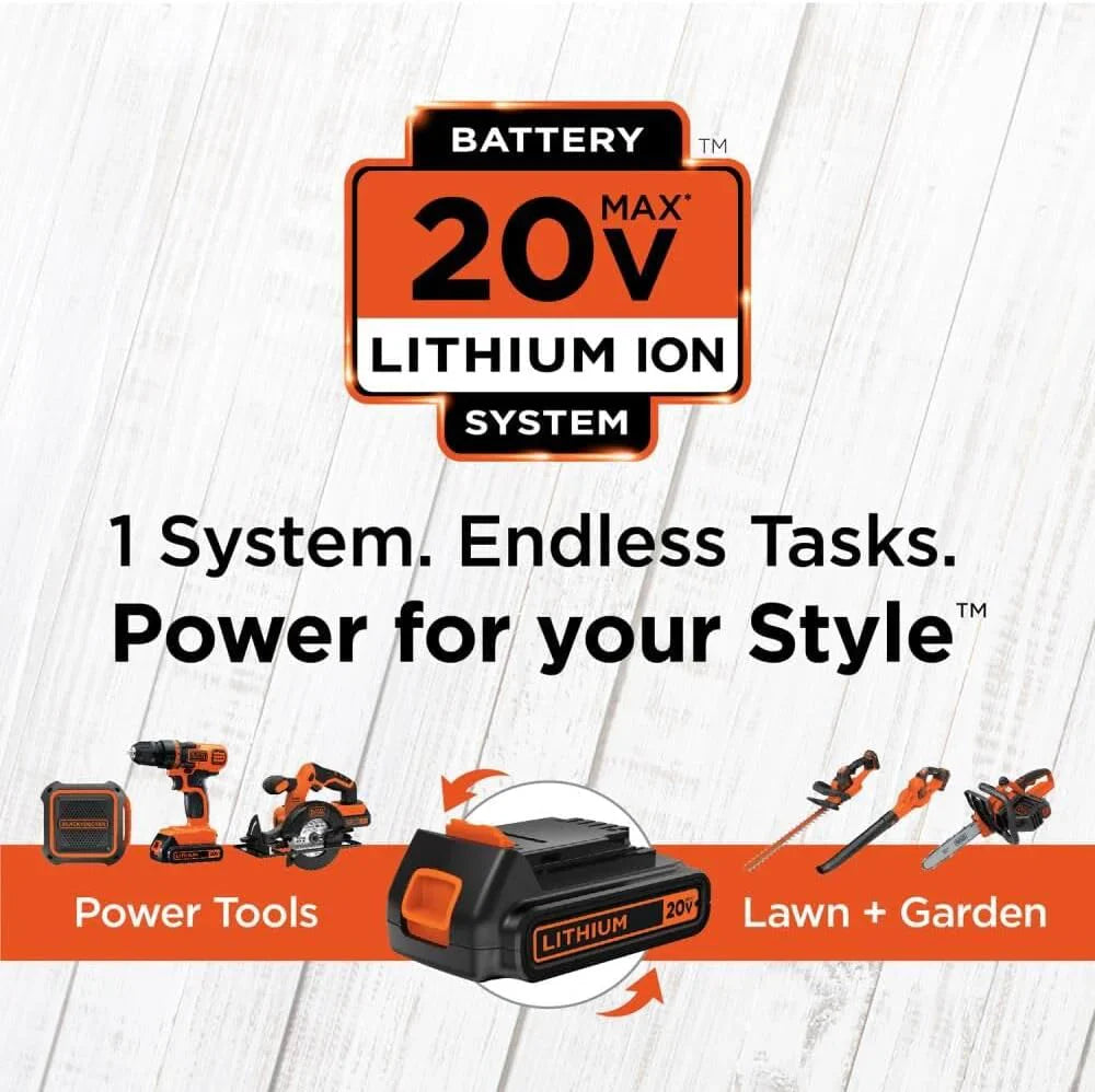 BLACK+DECKER 20V MAX POWERCONNECT Perceuse-visseuse sans fil Tournevis électrique