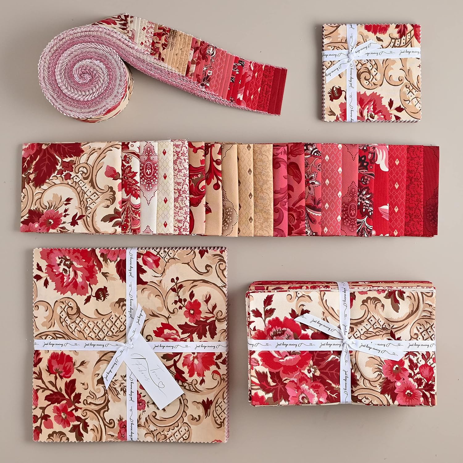 True Fabrics Tissu prédécoupé pour gâteau en couches carrés de 25,4 cm