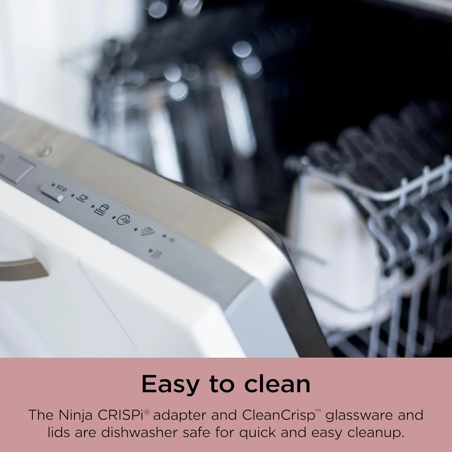 Ninja Crispi Friteuse à air portative en verre 4-en-1