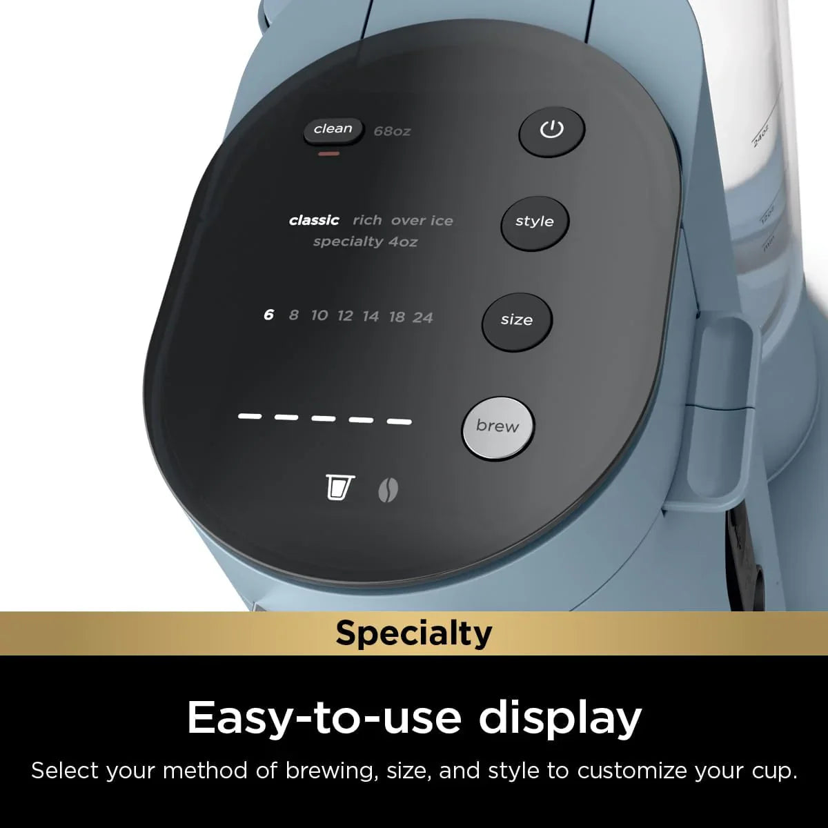 Ninja | Cafetière | Tasse unique | Infusion avec dosettes et mouture | Compatible K-Cup | 4 méthodes d'infusion