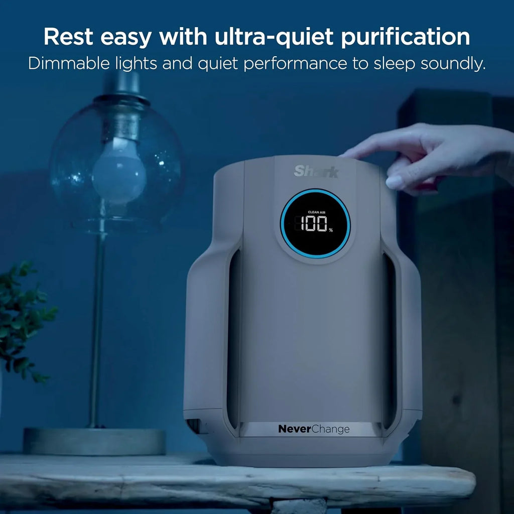 Purificateur d'air Compact Pro avec filtration HEPA longue durée, pour squames d'animaux, poussière, fumée, allergènes, jusqu'à 250 pi².