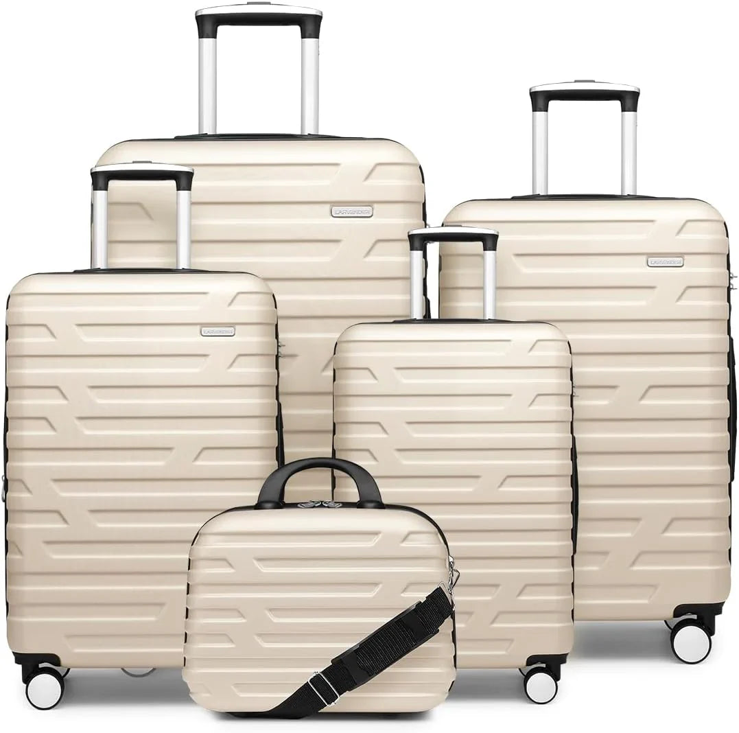 Ensemble de bagages à main légers et extensibles à coque rigide de 6 pièces