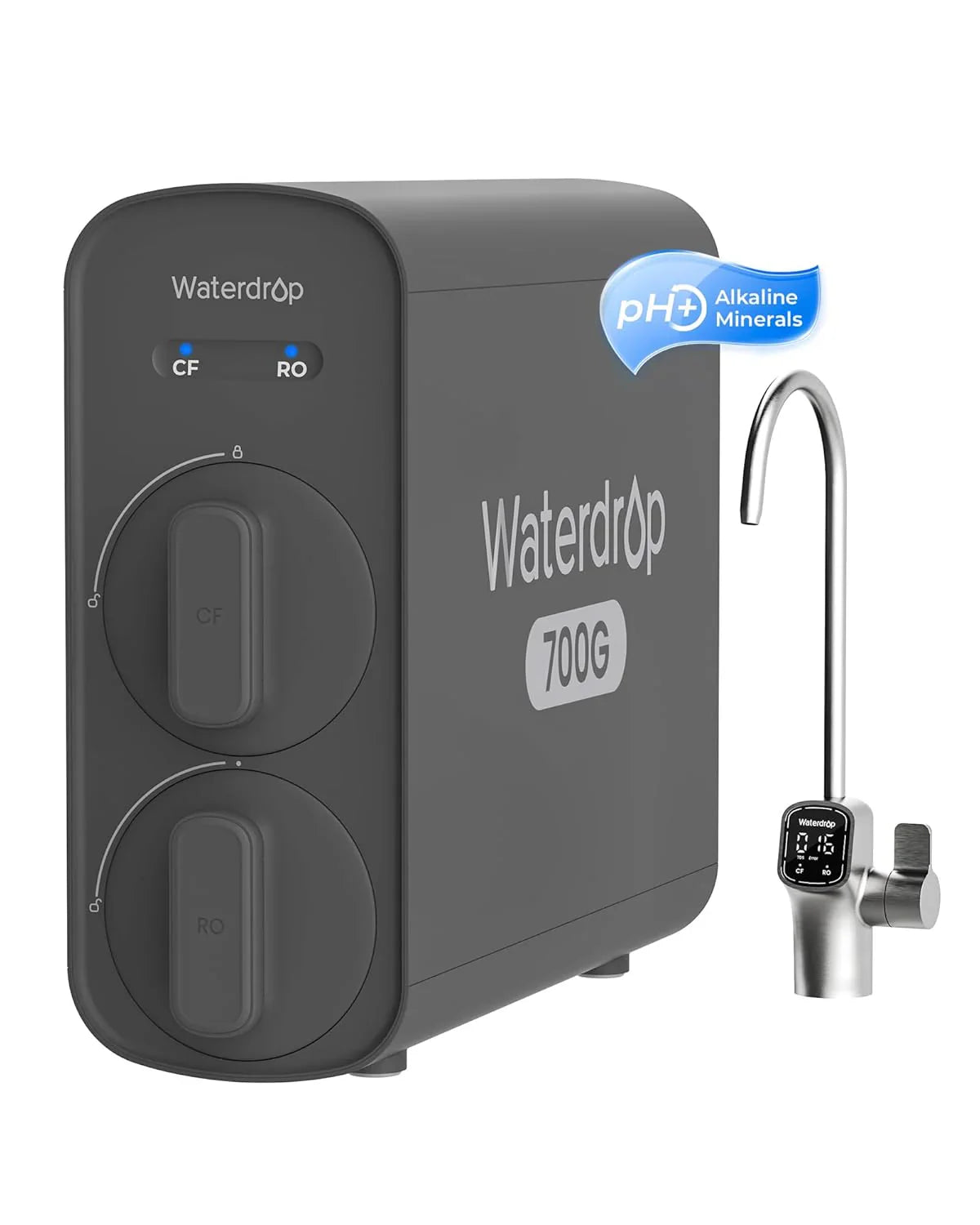 Filtre à eau par osmose inverse WaterDrop G5P700 Système d'osmose inverse à débit rapide 700G