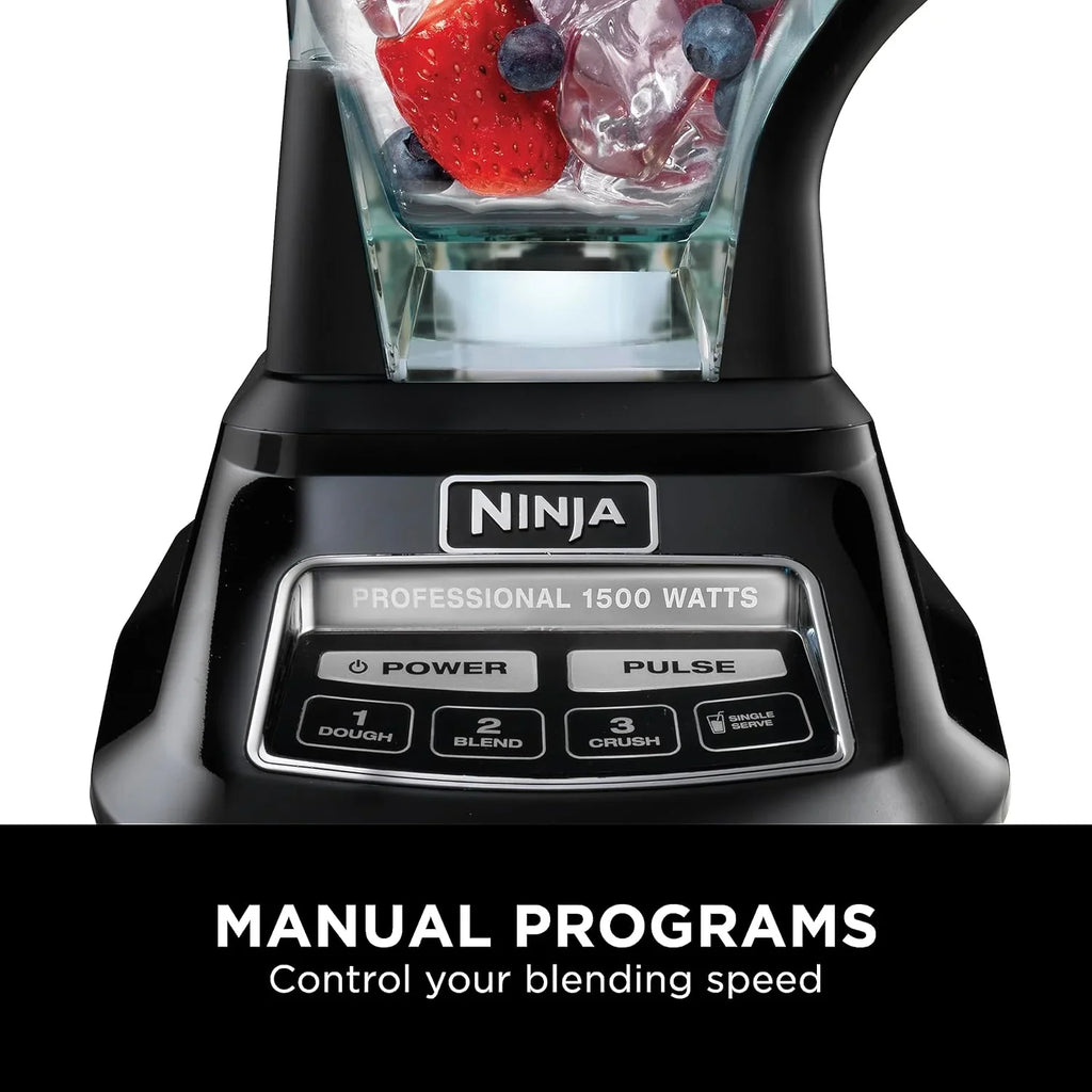 Système de cuisine Ninja Mega, 1 500 W, mixeur pleine grandeur de 2 040 ml et robot culinaire de 2 tasses