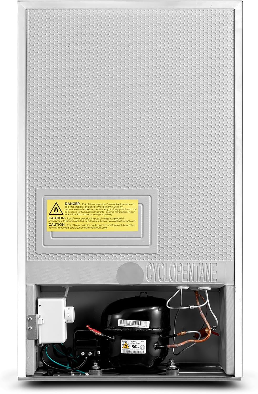 Congélateur vertical grand format noir 3,0 pieds cubes