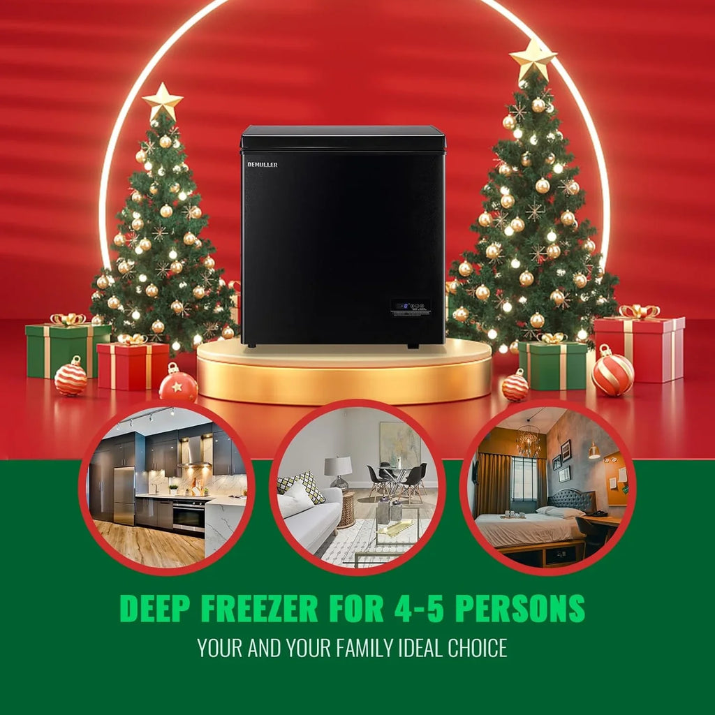 Congélateur vertical de 5,0 pieds cubes, congélateur autonome, mini-congélateur compact à chargement par le haut