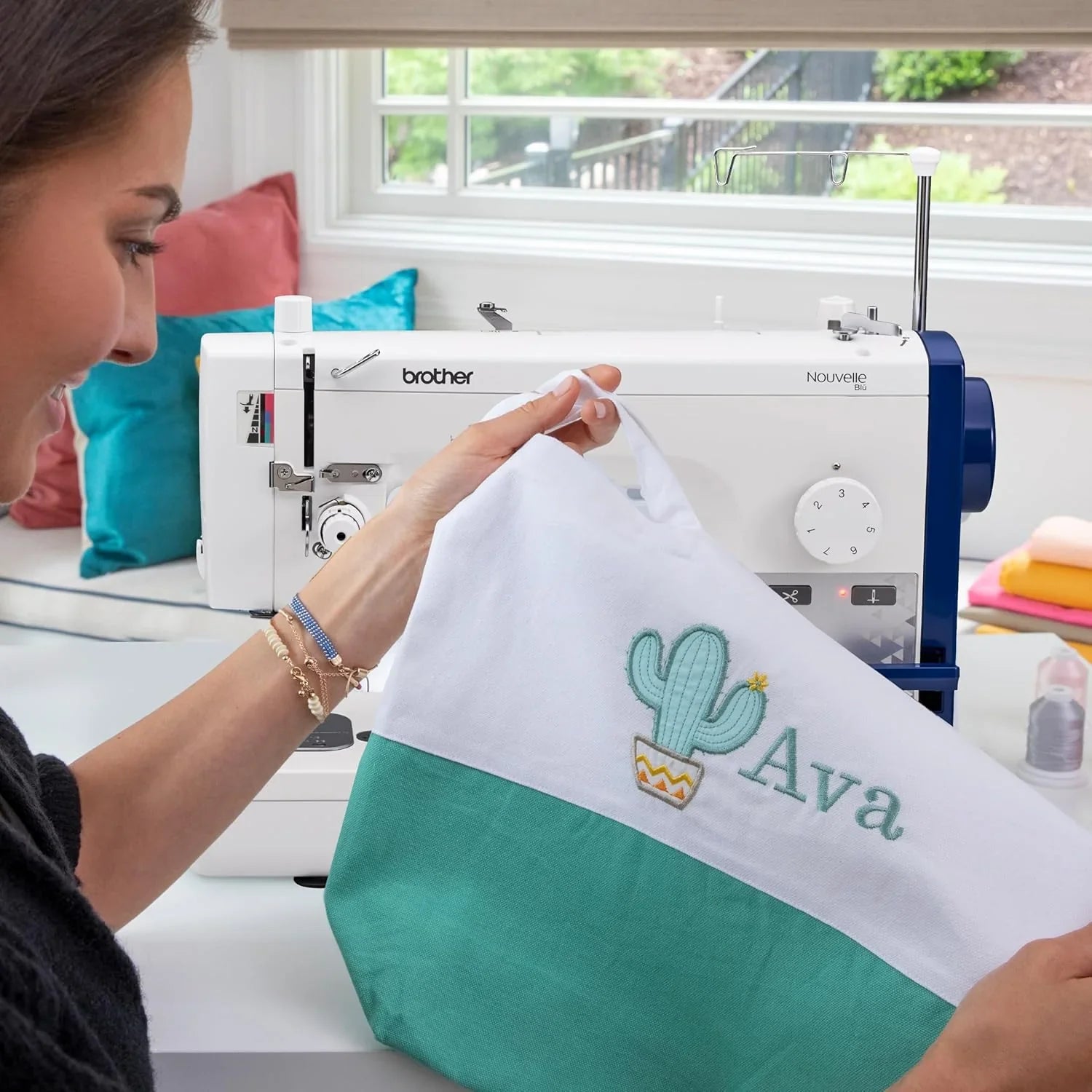 Machine à coudre et à quilter à point droit haute vitesse Brother PQ1600S