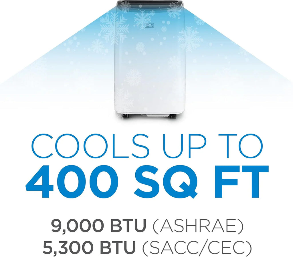 Climatiseur portatif BLACK+DECKER 8 000 BTU