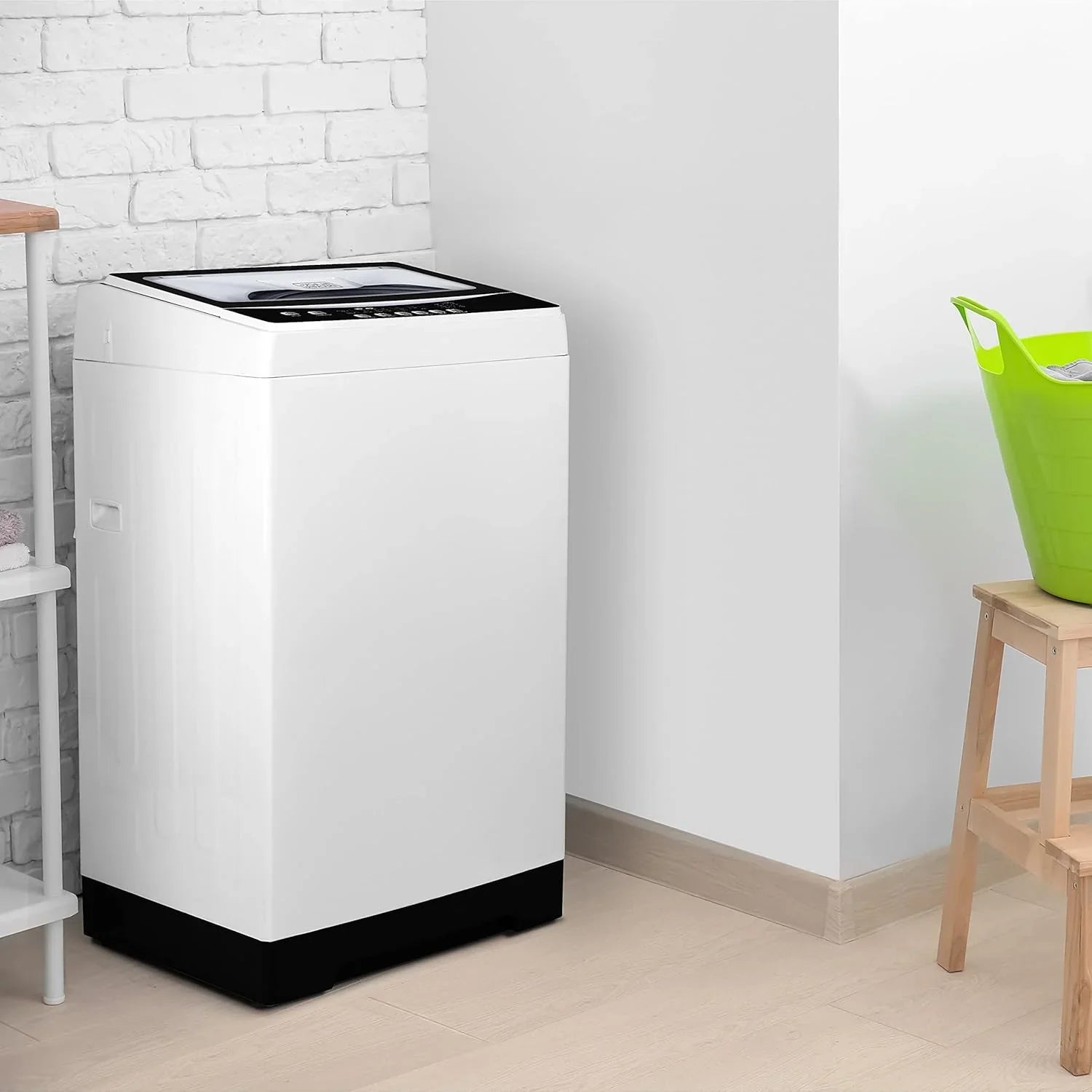 Machine à laver portable d'une capacité de 6,6 lb pour maisons et appartements, 5 cycles de lavage