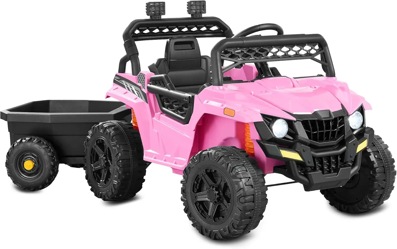 Voiture électrique UTV noire pour enfants