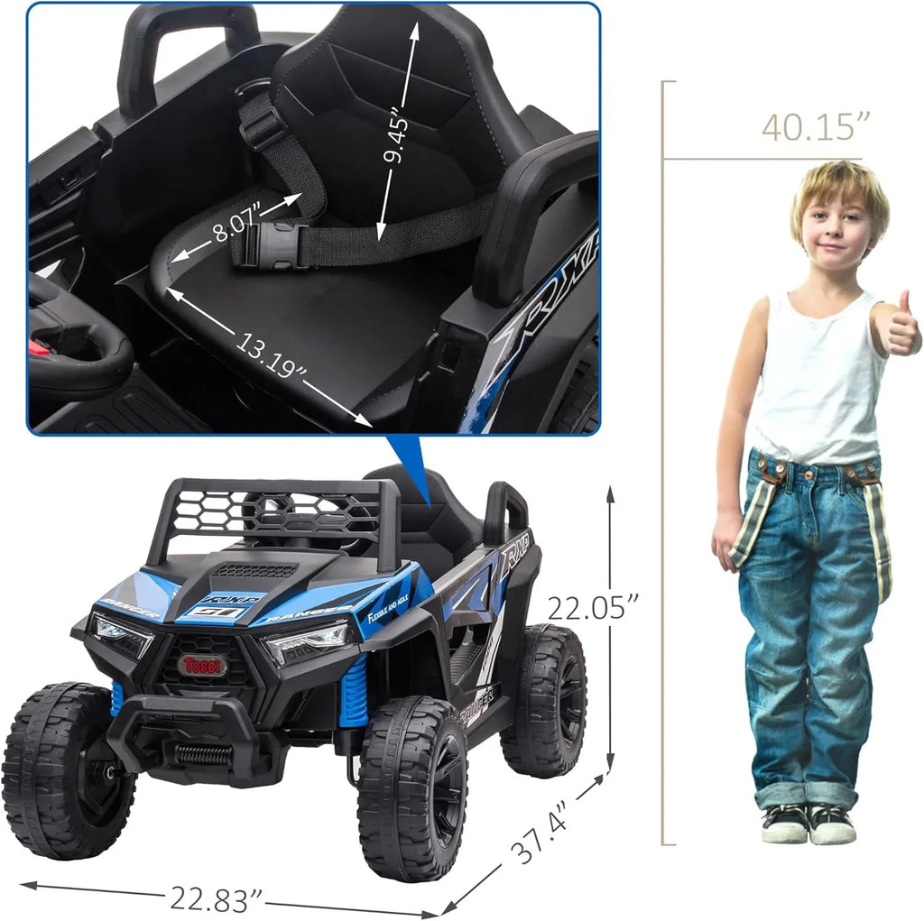 Voiture électrique tout-terrain TOBBI 12 V pour enfants