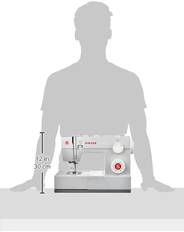 Machine à coudre robuste 4423 à grande vitesse (kit d'accessoires inclus) 97 points Boutonnière en une étape