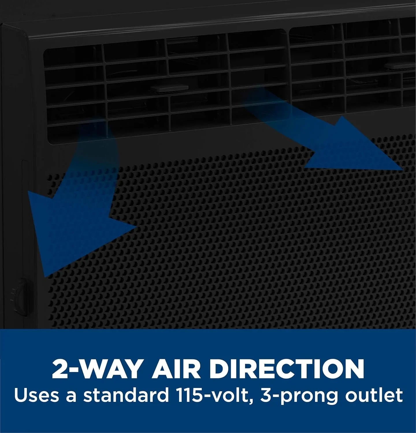 Climatiseur de fenêtre GE, 6 000 BTU, pour petites pièces jusqu'à 250 pieds carrés, avec ventilateur réglable et réglages de refroidissement