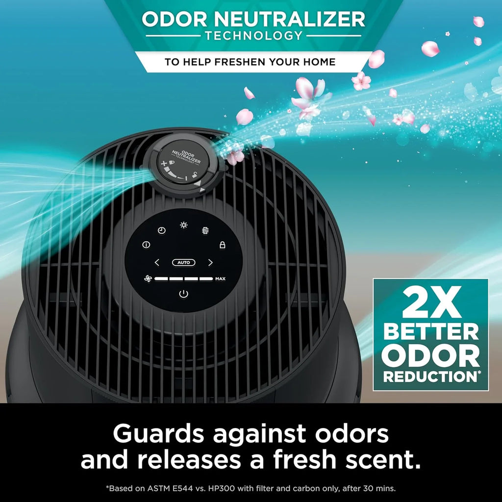 Purificateur d'air Compact Pro avec filtration HEPA longue durée, pour squames d'animaux, poussière, fumée, allergènes, jusqu'à 250 pi².