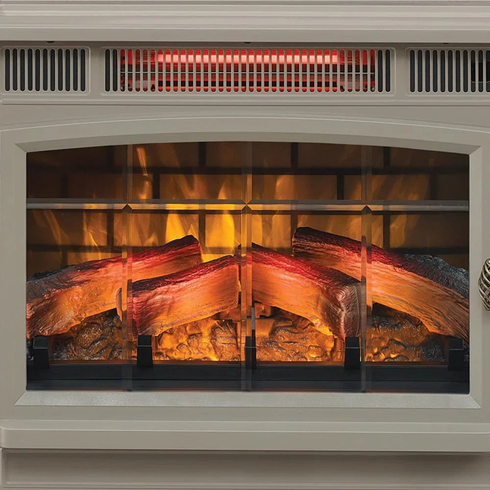 Poêle-cheminée électrique autonome avec effet de flamme 3D pour 1 000 pi²