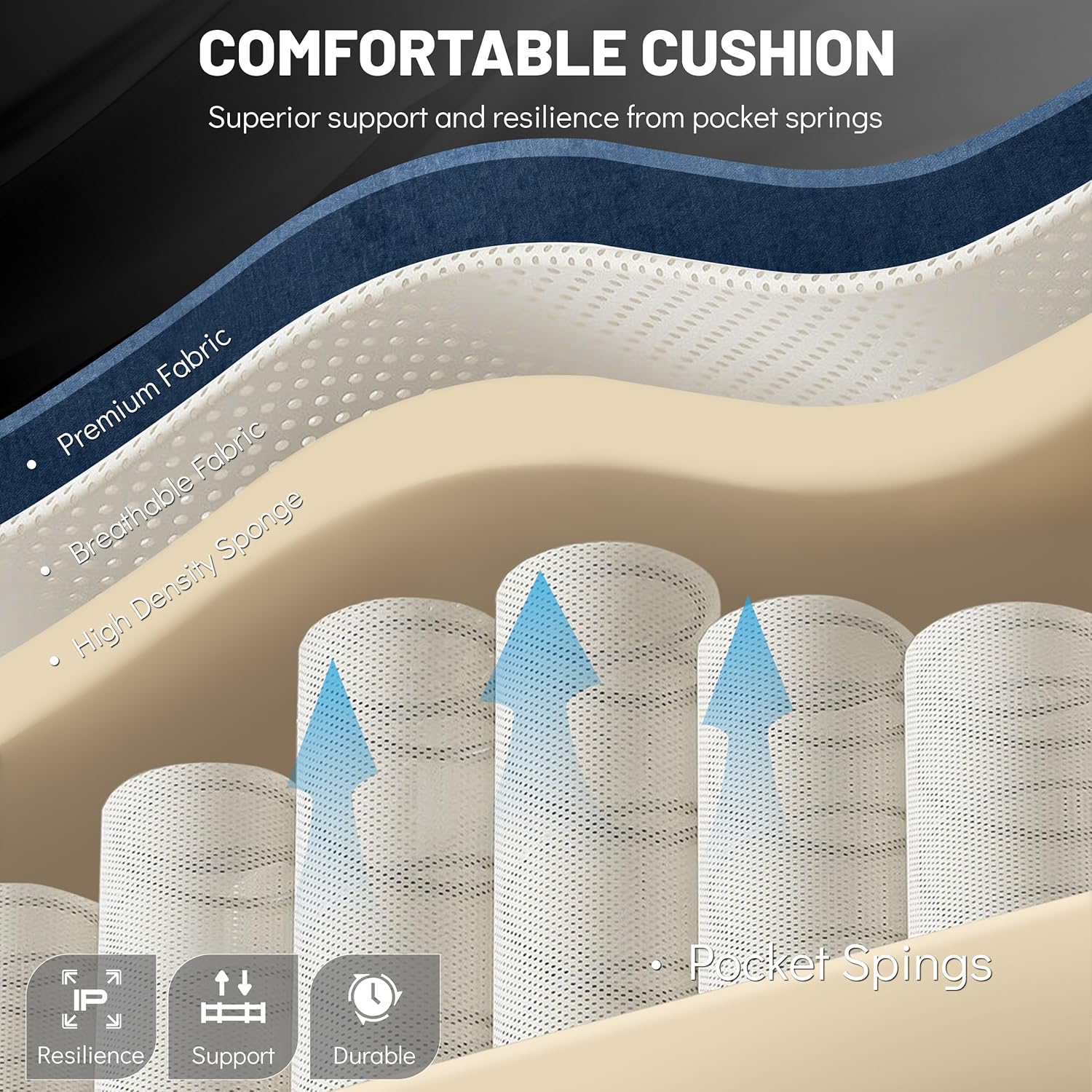 Chaise de bureau de massage avec repose-pieds, grande et haute chaise de bureau en cuir 500 lb