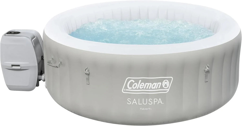 Spa gonflable d'extérieur Bestway Palm Springs EnergySense Smart AirJet Plus pour 4 à 6 personnes avec 140 AirJets et couverture isolante