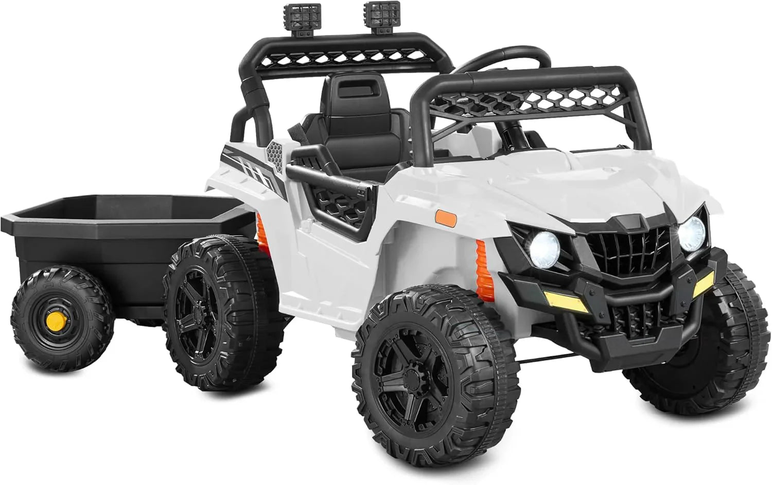 Voiture électrique UTV noire pour enfants