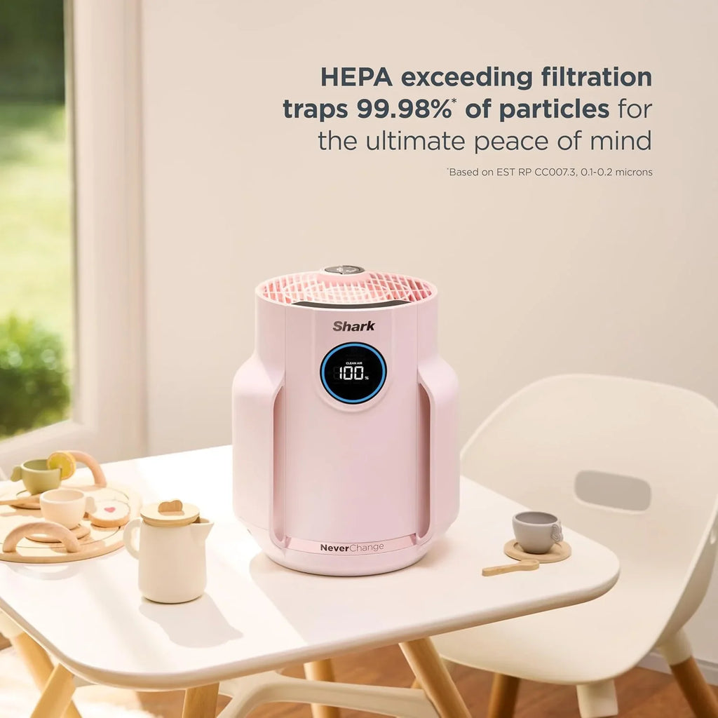 Purificateur d'air Compact Pro avec filtration HEPA longue durée, pour squames d'animaux, poussière, fumée, allergènes, jusqu'à 250 pi².