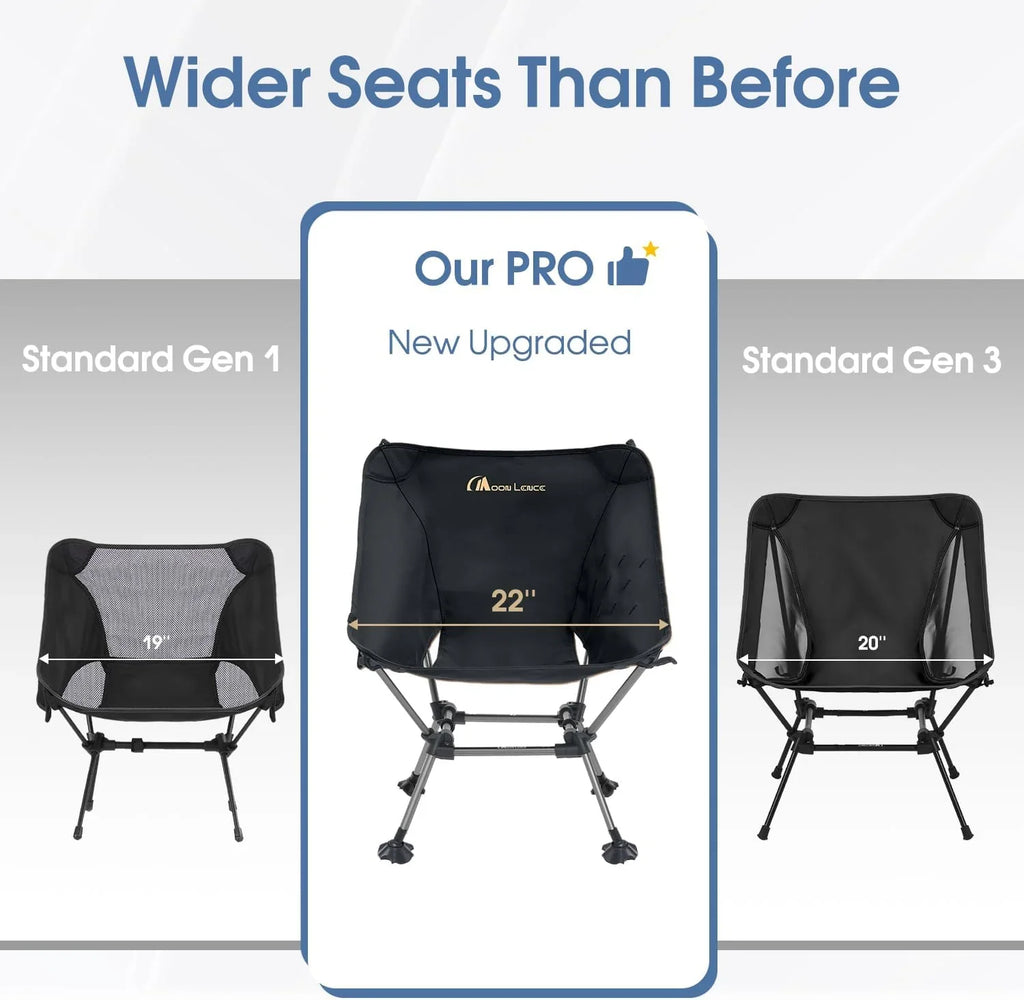 Chaise de camping portable et chaise pliante pour la randonnée et la randonnée