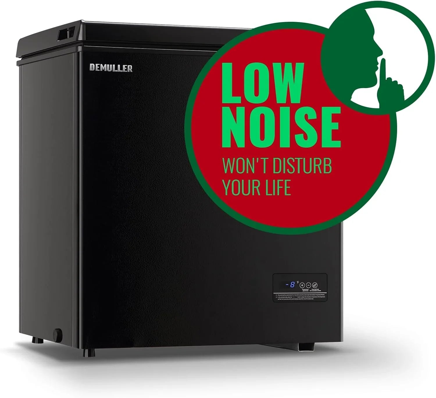 Congélateur vertical de 5,0 pieds cubes, congélateur autonome, mini-congélateur compact à chargement par le haut